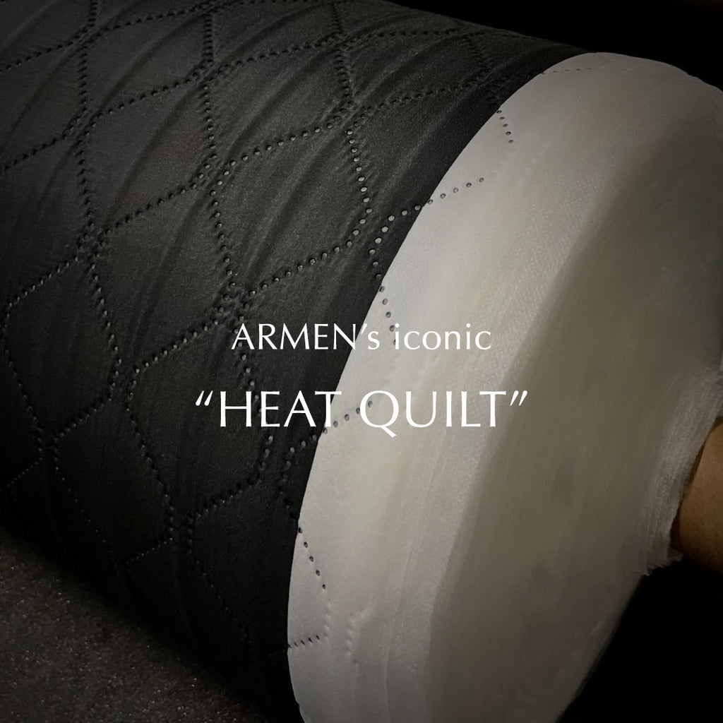 秋冬シーズン、ARMENの アイコン"HEAT QUILT"