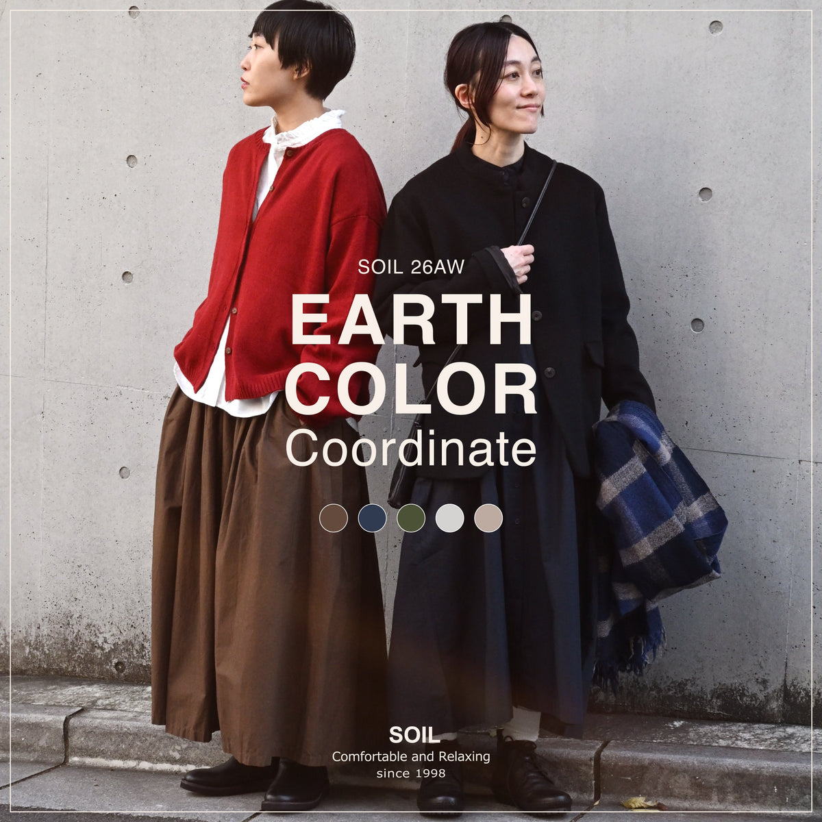EARTH COLOR Coordinate by SOIL