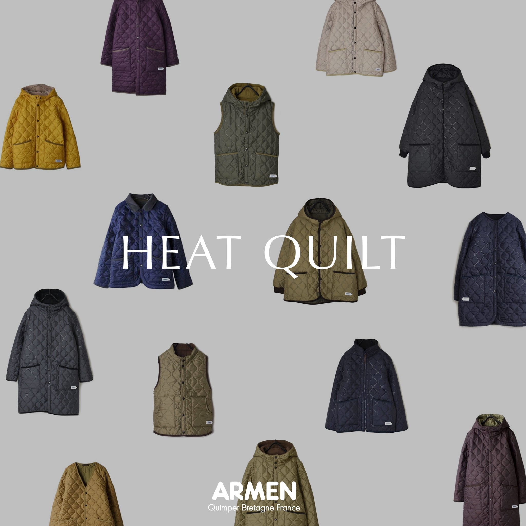 長く着れる定番を。 / ARMEN - HEAT QUILT