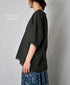 NSL24032 80s COTTON VOILE LACE V-NECK LACE S/SL PULLOVER