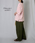 NLA2501 REGULAR STRIPE DROP SHOULDR S/SL BASQUE SHIRT