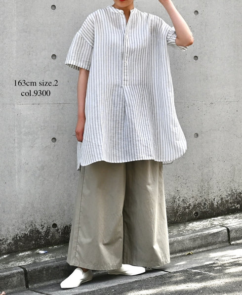 GNMDS2062CLW COTTON/LINEN DYED WEATHER CULOTTES