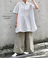 GNMDS2062CLW COTTON/LINEN DYED WEATHER CULOTTES