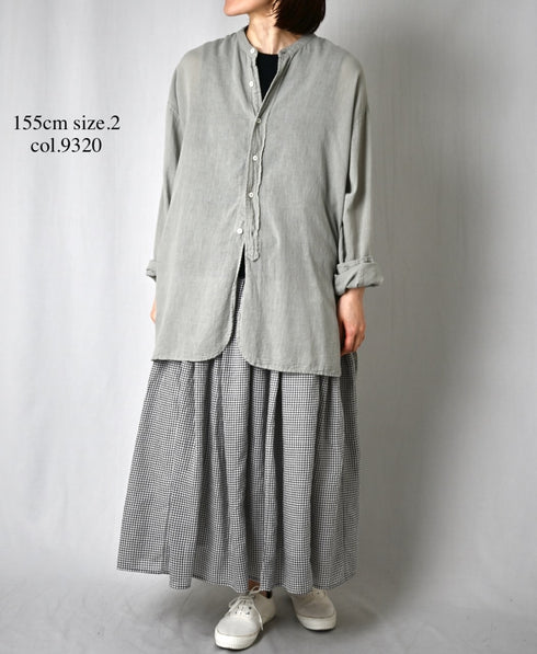 INAM2501G3D 30s GAUZE OVERDYE UTILITY SHIRT