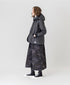 NAM2561PP PLAIN POLYESTER×PLAIN POLYESTER OVERSIZED HOODED JACKET WITH RIBBED CUFF