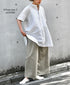 GNMDS2062CLW COTTON/LINEN DYED WEATHER CULOTTES