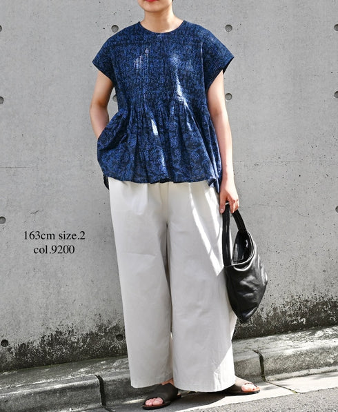 GNMDS2062CLW COTTON/LINEN DYED WEATHER CULOTTES