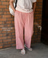 NVL2523 POPLIN STRIPE EASY PANTS