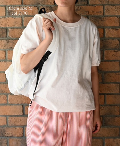 NGT9801 7.2oz HEAVY WEIGHT COTTON CREW-NECK S/SL TEE CUFF AND HEM