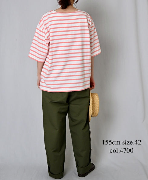 GNHT2451CL COTTON/LINEN KERSEY BAKER PANTS
