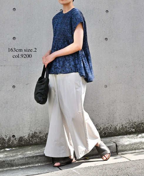 GNMDS2062CLW COTTON/LINEN DYED WEATHER CULOTTES
