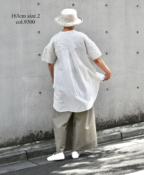GNMDS2062CLW COTTON/LINEN DYED WEATHER CULOTTES