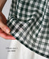 NSL26102 FANCY GINGHAM CHECK GATHERED PATCH WORK SMOCK