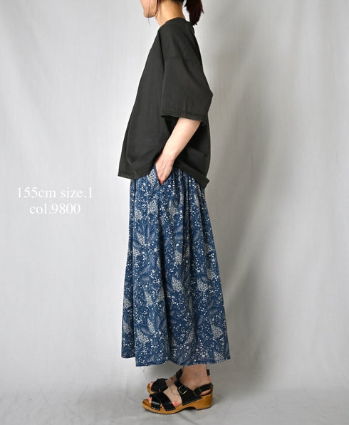 NSL24032 80s COTTON VOILE LACE V-NECK LACE S/SL PULLOVER
