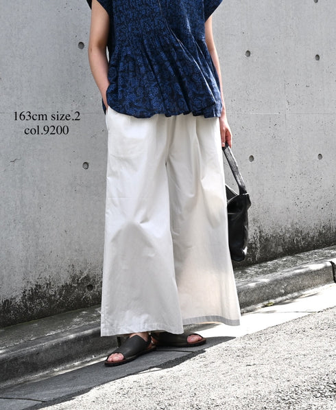 GNMDS2062CLW COTTON/LINEN DYED WEATHER CULOTTES
