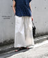 GNMDS2062CLW COTTON/LINEN DYED WEATHER CULOTTES