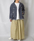INAM2515FD COTTON FLOWER PRINT GATHERED EASY SKIRT WITH LINING