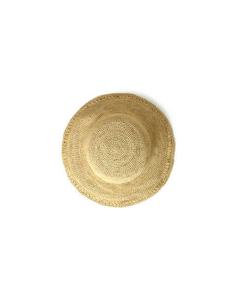 ANMDS2312 RAFFIA HAT BRIM 12cm