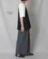 INMDS25083 HANDWOVEN COTTON SILK CHECK 2WAY CAMISOLE