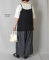 INMDS25083 HANDWOVEN COTTON SILK CHECK 2WAY CAMISOLE