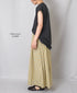 INAM2515FD COTTON FLOWER PRINT GATHERED EASY SKIRT WITH LINING