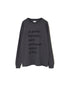 NFA2351P46 4.4oz COTTON JERSEY "JE PARLE"CREW NECK OVERSIZE L/SL T