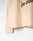 NFA2351P46 4.4oz COTTON JERSEY "JE PARLE"CREW NECK OVERSIZE L/SL T