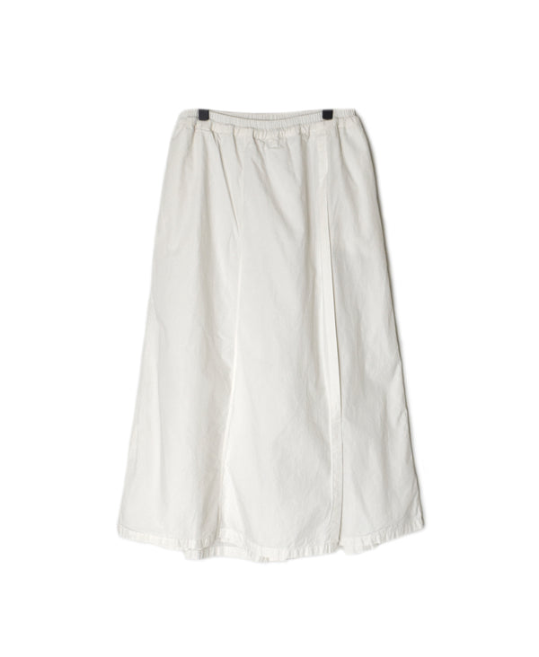 INAM2556PD 40s POPLIN OVERDYE WRAP CULOTTES WITH SEAM POCET