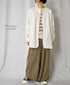 NFA2351P46 4.4oz COTTON JERSEY "JE PARLE"CREW NECK OVERSIZE L/SL T