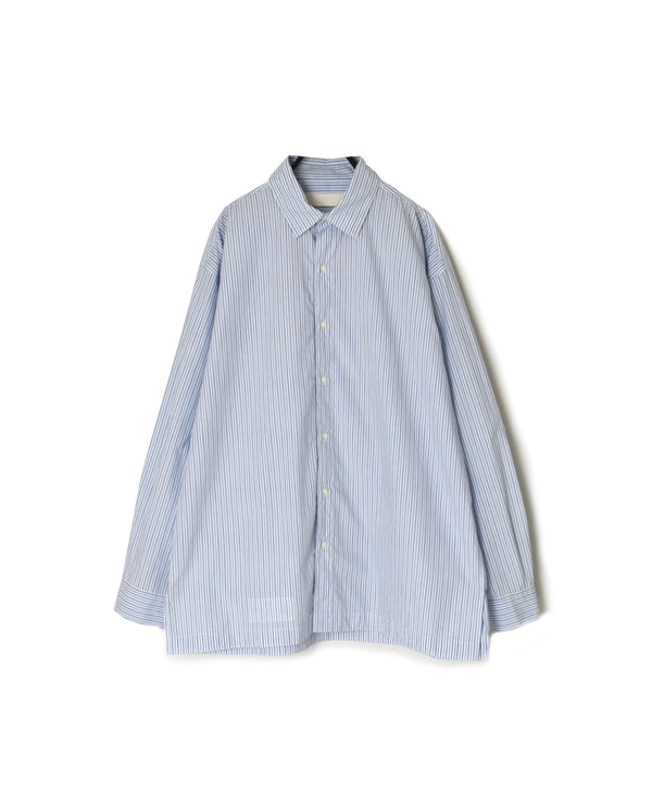 NVL2612 POPLIN STRIPE REGULAR COLLAR L/SL SHIRTS
