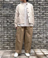 NMDS26224 60s ORGANIC CAMBRIC WITH EMB FRENCH/SLEEVE BANDED COLLAR EMB SHIRT