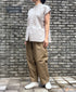 NMDS26224 60s ORGANIC CAMBRIC WITH EMB FRENCH/SLEEVE BANDED COLLAR EMB SHIRT