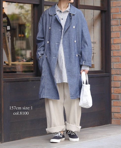 GNAM2612 COTTON/LINEN HERRINGBONE ONE-TUCK PNATS