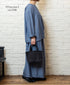 INAM2623CB DOBIE CHAMBRAY WASH BOAT NECK SMOCK
