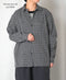 INHT2512CCD COTTON CHECK OVERDYE ONE-UP COLLAR SHIRT