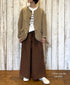 NVL2302LD 50s LINEN PLAIN (OVERDYE) SIDE VENTS NO COLLAR JACKET