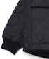 NAM2561PP PLAIN POLYESTER×PLAIN POLYESTER OVERSIZED HOODED JACKET WITH RIBBED CUFF