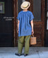 GNHT2451CL COTTON/LINEN KERSEY BAKER PANTS