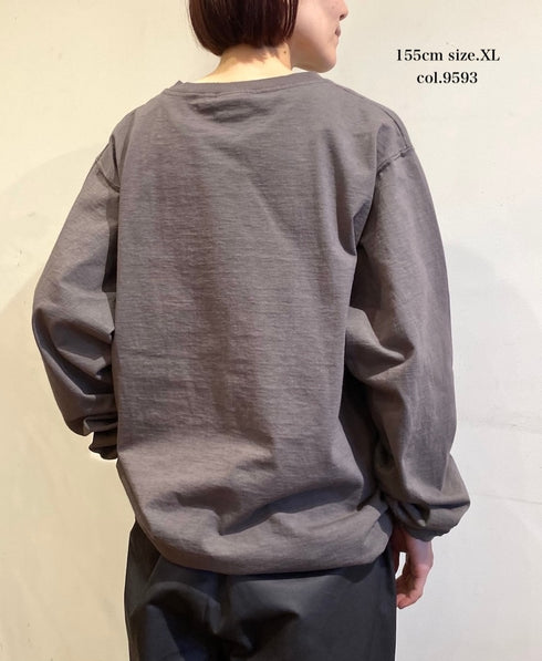 NGW9951 2581 7.2oz HEAVY WEIGHT COTTON "GDFU" CREW NECK L/SL WITH CUFF&HEM RIB