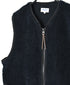 ADNAM2651 ZIP-UP FLEECE NO COLLAR VEST