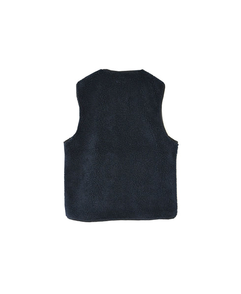 ADNAM2651 ZIP-UP FLEECE NO COLLAR VEST