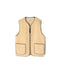 ADNAM2651 ZIP-UP FLEECE NO COLLAR VEST