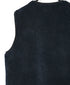 ADNAM2652 ZIP-UP FLEECE NO COLLAR LONG VEST