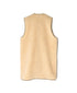 ADNAM2652 ZIP-UP FLEECE NO COLLAR LONG VEST