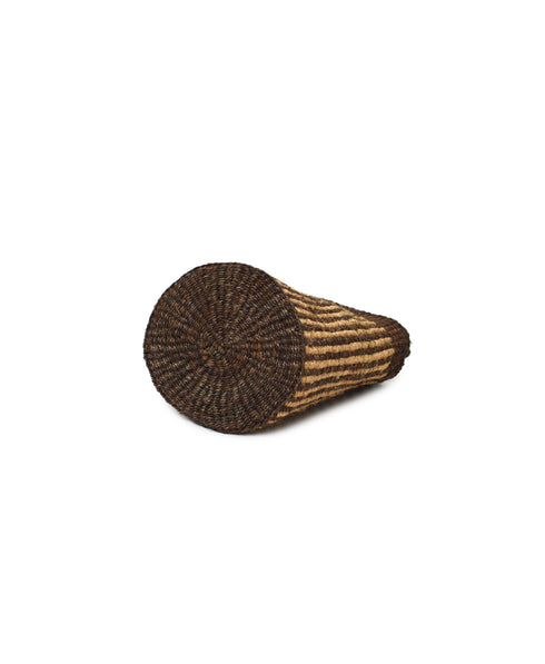 ANSL2601 STRIPE SISAL ONE HANDLE SHOULDER BAG