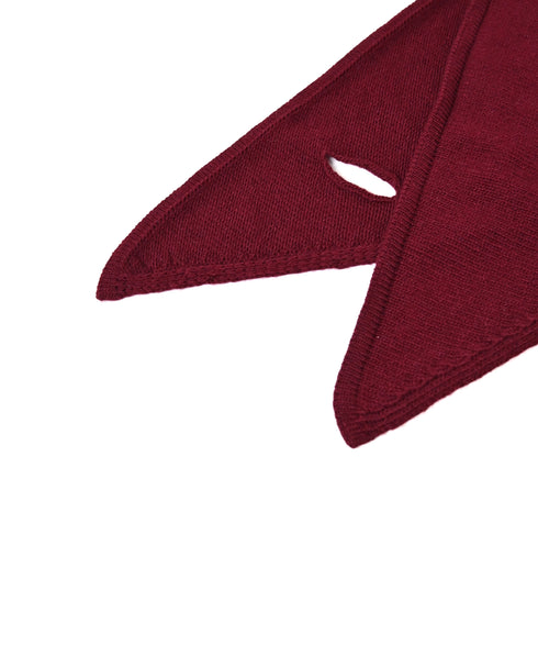 BAAM2661 WOOL/CASHMERE TRIANGLE SCARF 35×90㎝