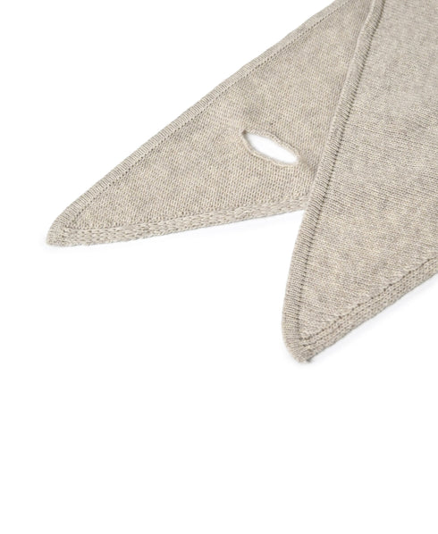 BAAM2661 WOOL/CASHMERE TRIANGLE SCARF 35×90㎝