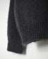 CHT2552 MOHAIR NO-BUTTON CARDIGAN