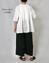 NSL26083 ALL HEMLA FRILL & STRING GATHERED SHIRT