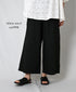 NSL26008 60s CAMBRIC PLAIN WIDE EASY PANTS